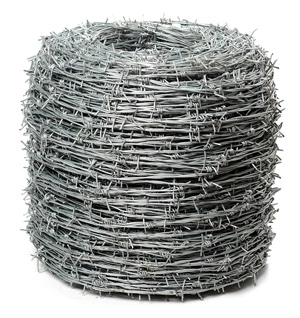 Galvanized Barbed Wire Fence supplied by RW Products NSW