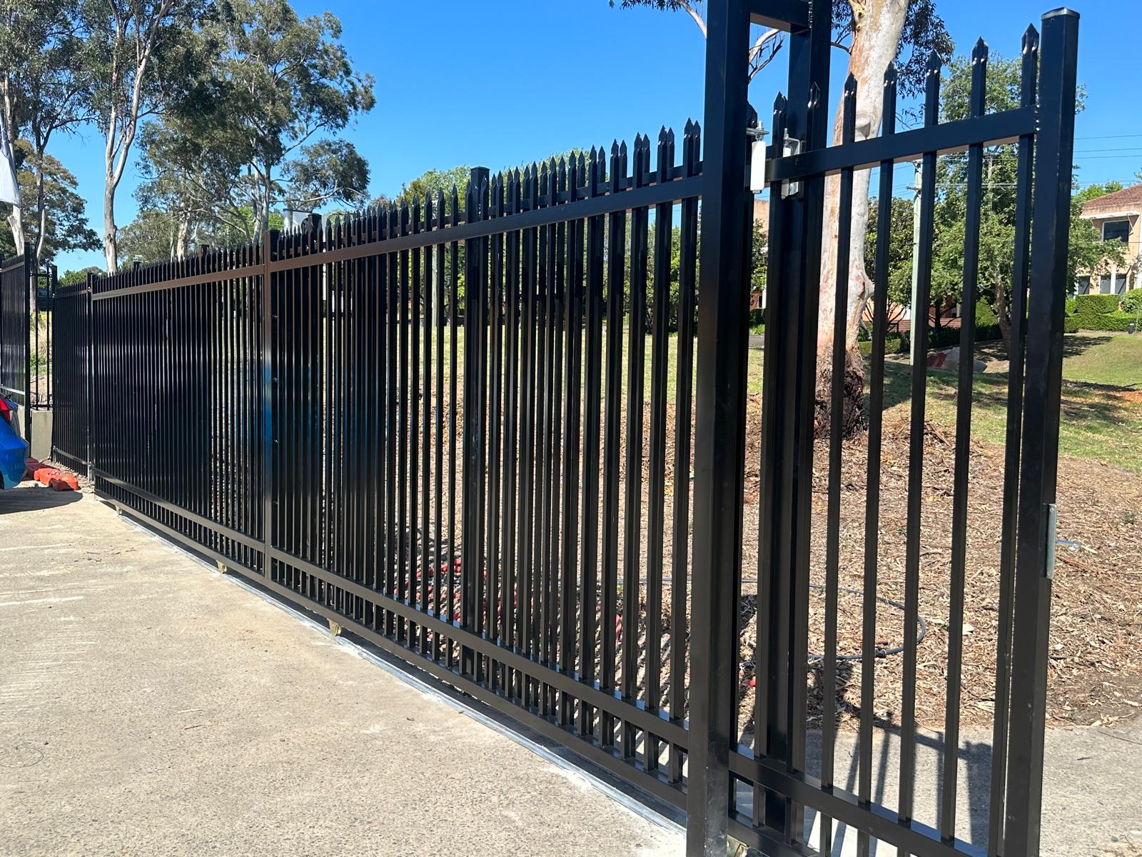Steel security fencing supplied for commercial projects across New South Wales