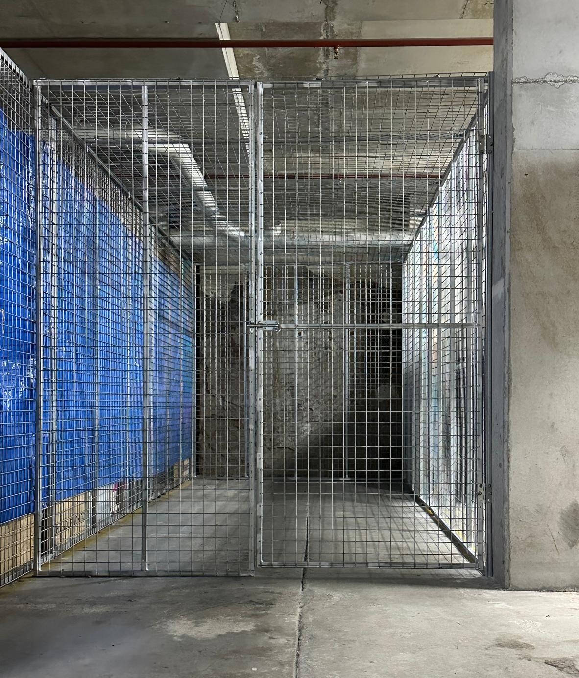 Storage Cage Fabrication supplied by RW Products NSW